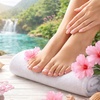 Image 1: Pamper Yourself with Classic or Gelish Manicure or Pedicure