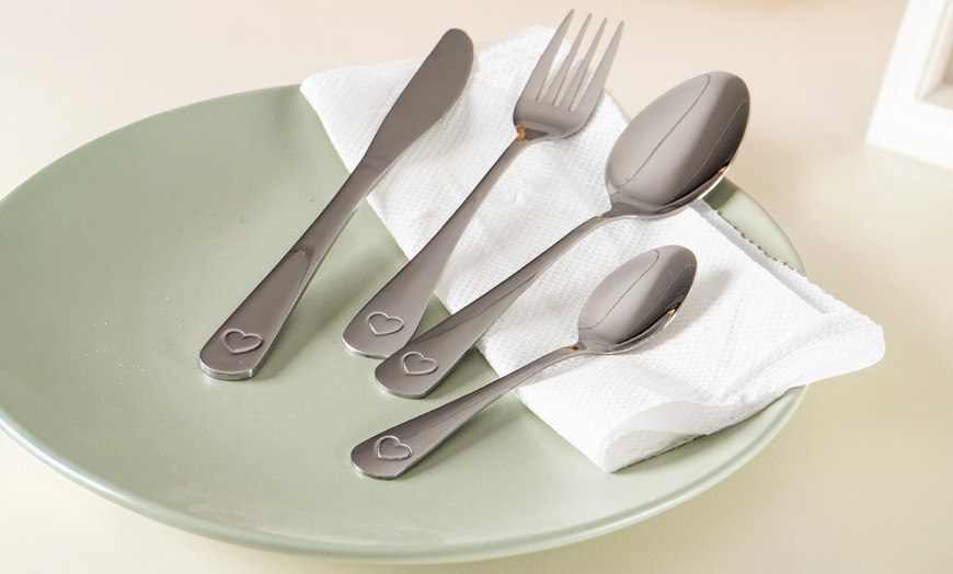 Image 5: 24-teiliges Besteckset aus Edelstahl