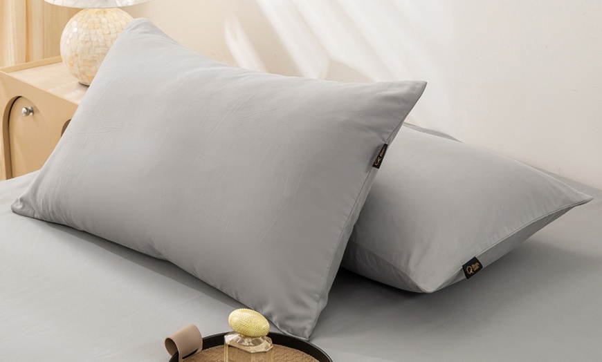 Image 5: Pure Long Staple Cotton Pillowcase Duo