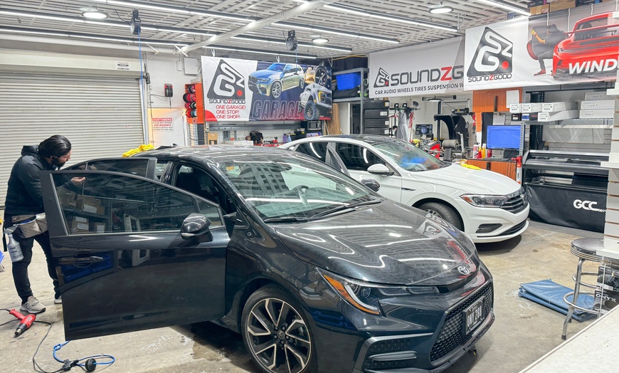 Image 2: Window tinting for rear and front windows