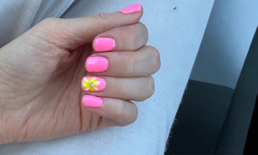 Image 3: Classic & Blossom Gel Manicure–Pedicure Packages for One or Two