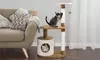 Cat Tree Condo 3 Tier 37.5in High with Condo and Scratching Posts by PETMAKER