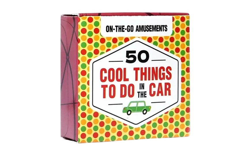 Image 4: One or Four Travel Card Games - Family Fun Questions and Riddles