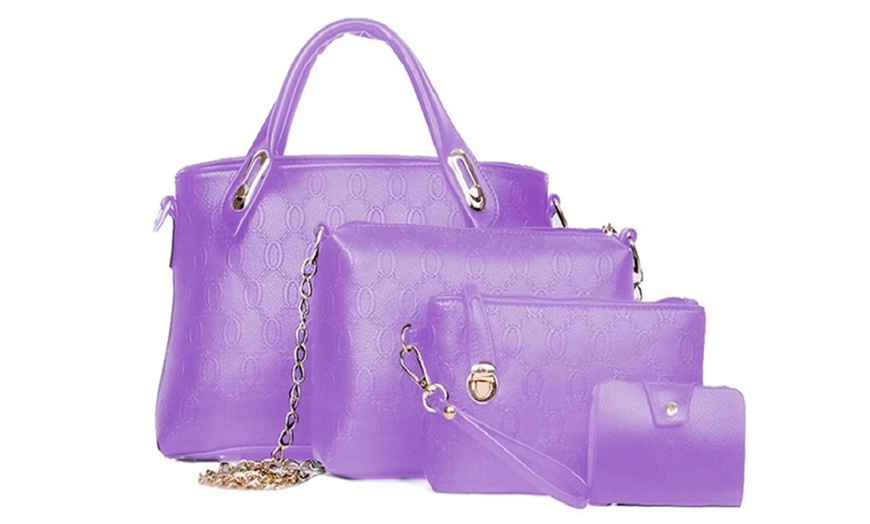 Image 2: Four-Piece Handbag Set