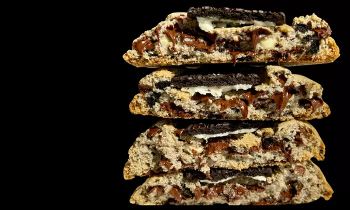 Enjoy up to $100 worth of Delectable Cookies at Half Baked Goodness 