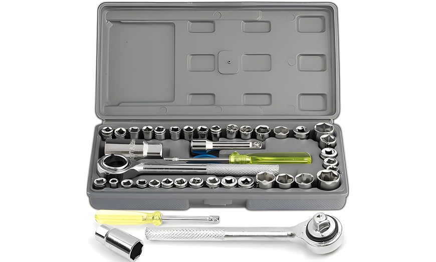 Image 1: Set chiavi a cricchetto da 40 pezzi