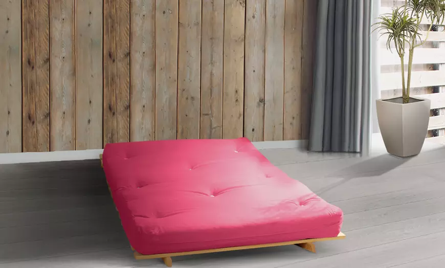 Image 34: Futon Frame and Mattress