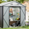 Image 6: Galvanised Metal Storage Shed