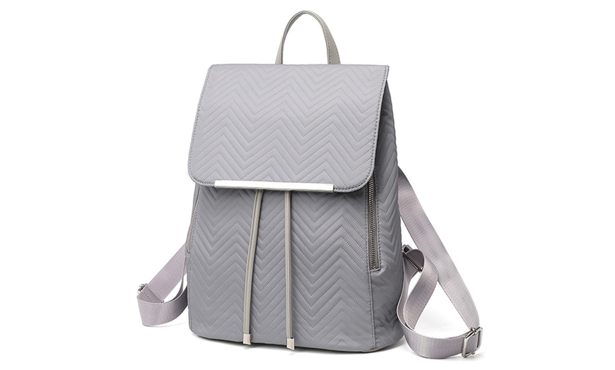 Image 44: MISS LULU Women's Fashion Lightweight Elegant Daily Backpack