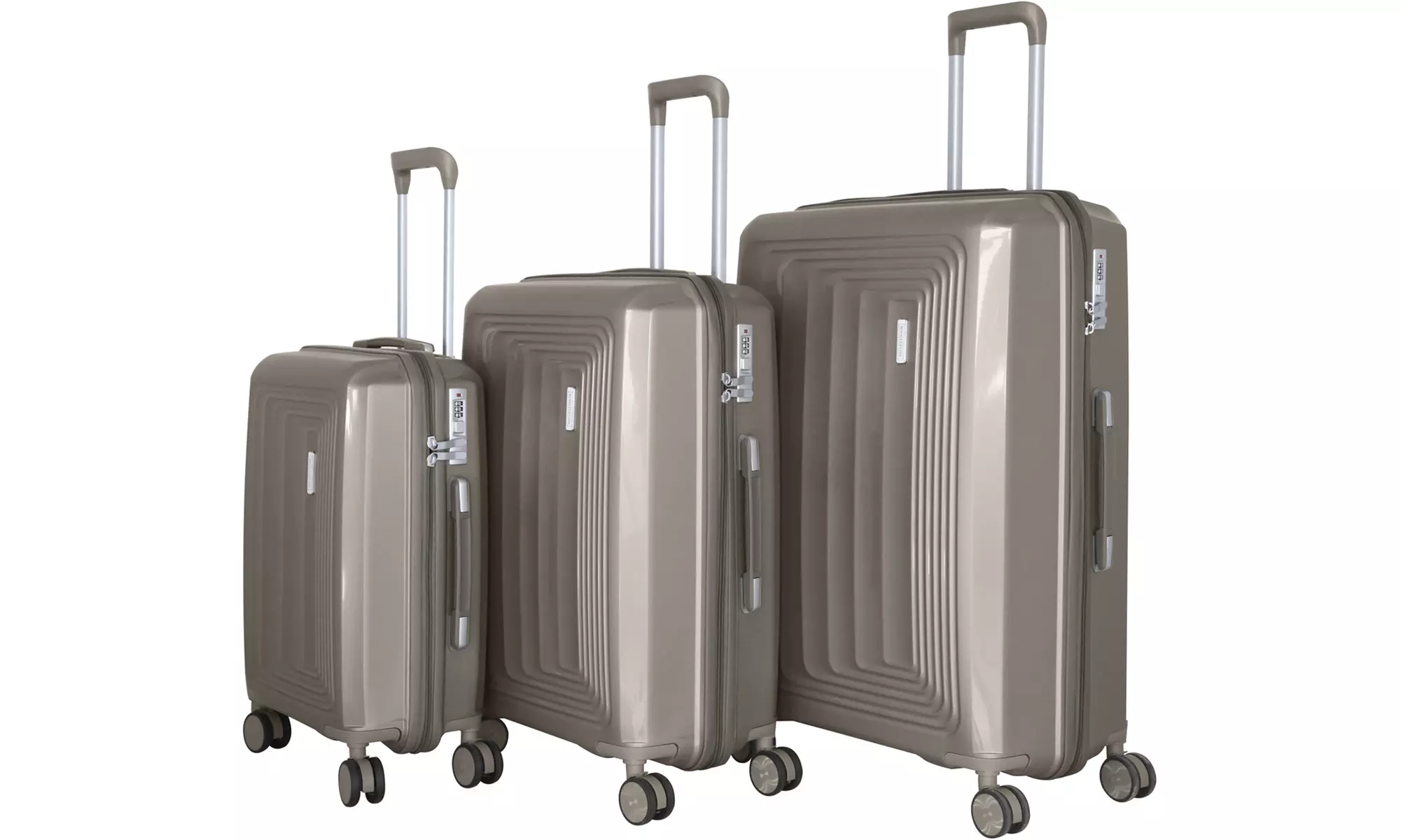 Set van 3 koffers met harde buitenkant van het merk Royalty Line