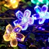 Image 8: 50 LED Multi-Coloured Solar Cherry Blossom Lights Options