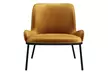 Fauteuil vintage "Edvin" en tissu de Doosense, tissu et coloris au choix, livraison offerte - Second Medium