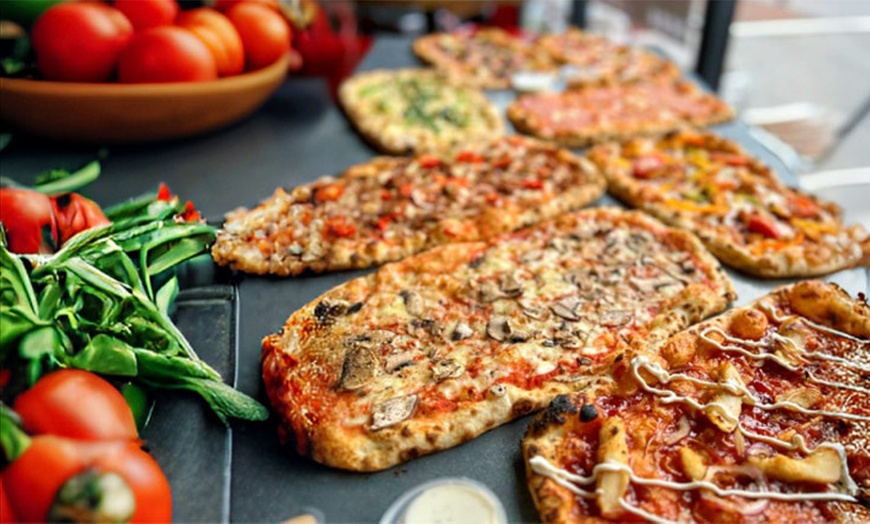 Image 1: Enjoy Two Sicilian Pizzas with Soft Drinks for a Shared Meal