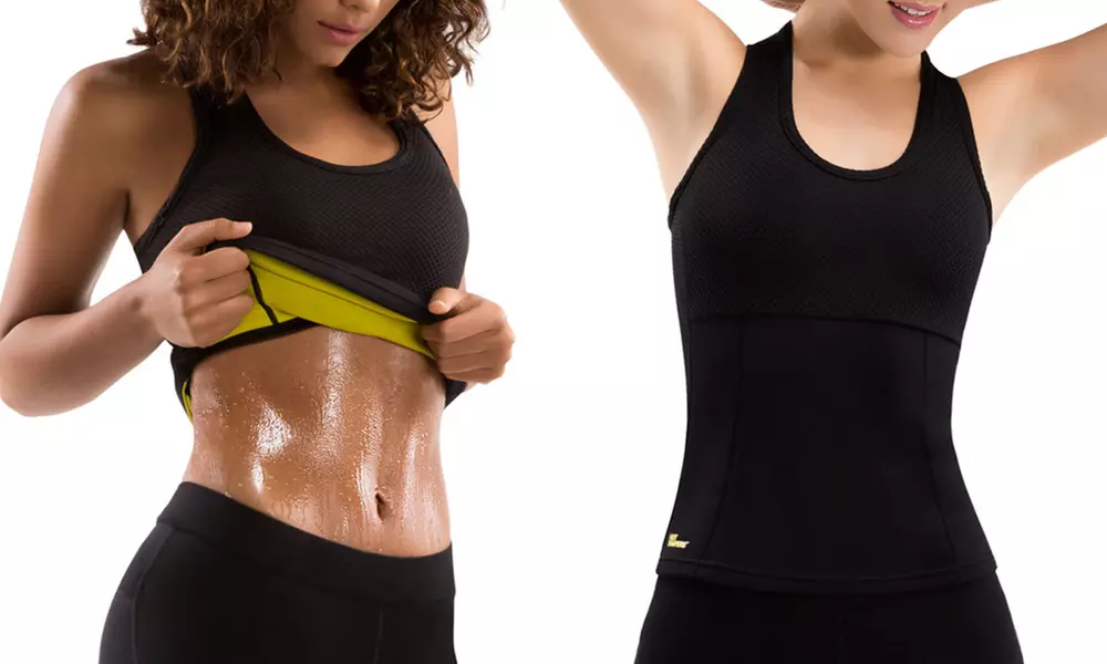 Hot Shapers Women's Slimming Racerback Thermal Tank - Primary Image