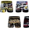 Image 7: Lots de 5 boxers en microfibre divers univers FREEGUN pour homme