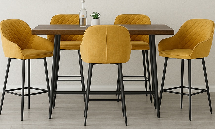 Image 1: Set of Two DS Living Florence Bar Stools