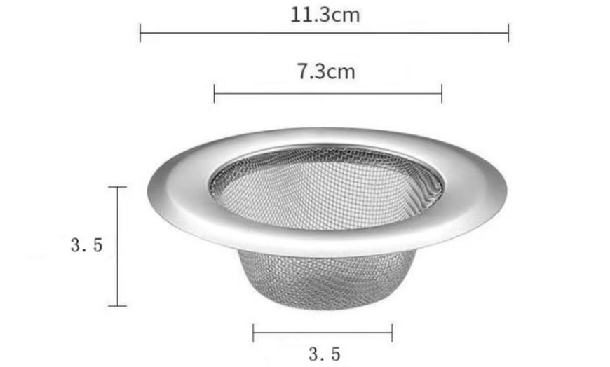 Image 5: 1, 2 of 4 metalen gootsteen filters