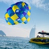 Image 1: Soar Above Dubai's Coastline with 30-Minute Parasailing for One or Two