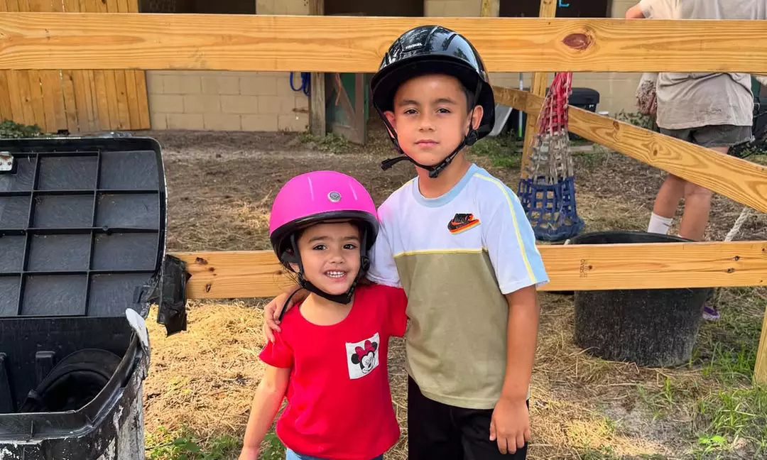 Delve into One, Two or Four Horseback Riding Lessons for a Child