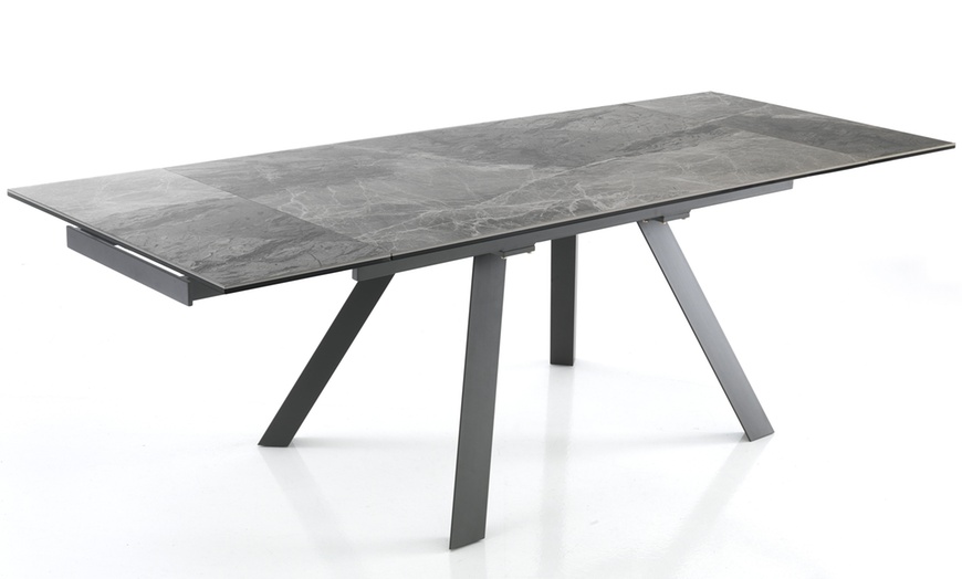 Image 3: Tavolo allungabile Talent Dark Marble Tomasucci