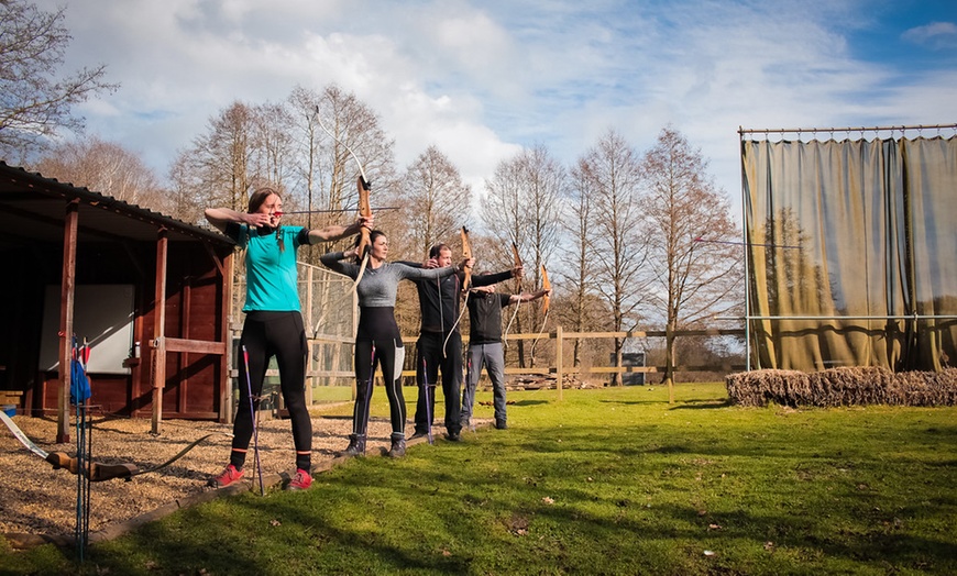 Image 4: Unleash Your Inner Warrior with Thrilling Axe Throwing and Archery Fun