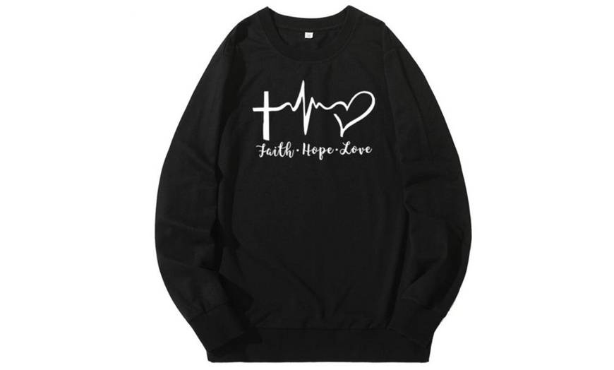 Image 7: Faith Hope Love Sweaters