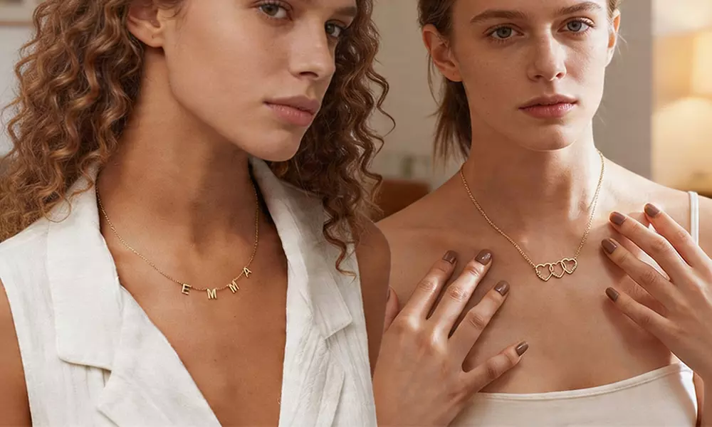 1 ou 2 colliers en acier inoxydable personnalisables