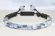 Lava Stone Glass Diffuser Bracelet with Optional Essential Oils - Second Medium