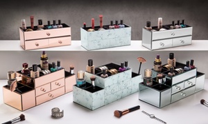 Mirrored Cosmetic Storage Box