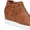 Image 2: Journee Collection Women's Remmy Sneaker Wedges (Up to Size 12)