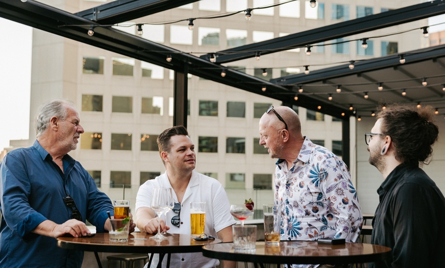 Image 6:  Beer and Wine at The Stolen Gem Rooftop Bar