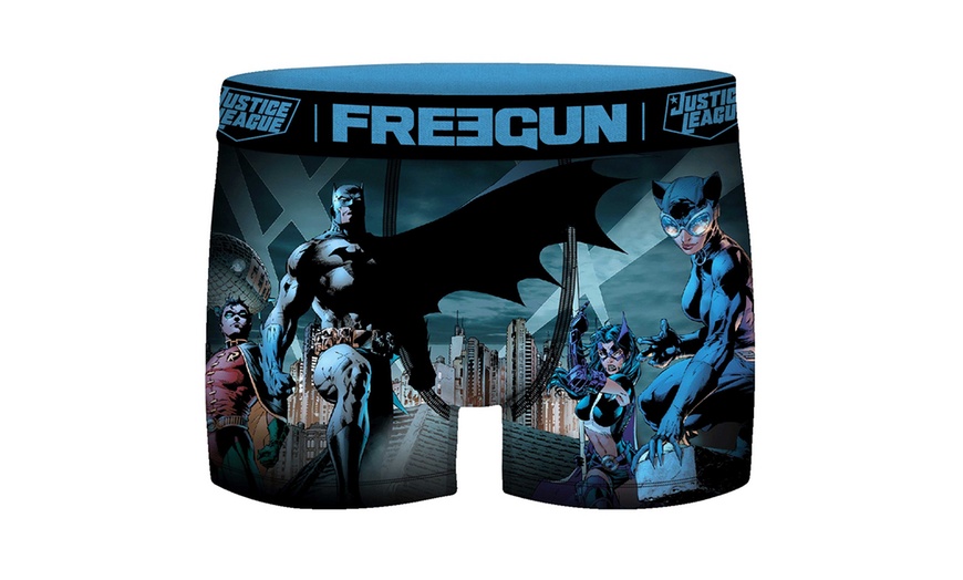 Image 4: Pack de 3 ou 5 boxers DC Comics de Freegun