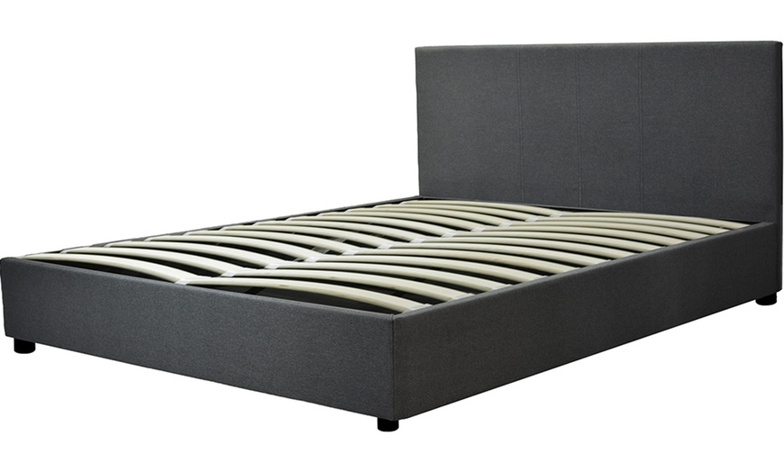 Image 5: Lit coffre Colisée tissu, matelas ''Cosmos'' en option, Sampur