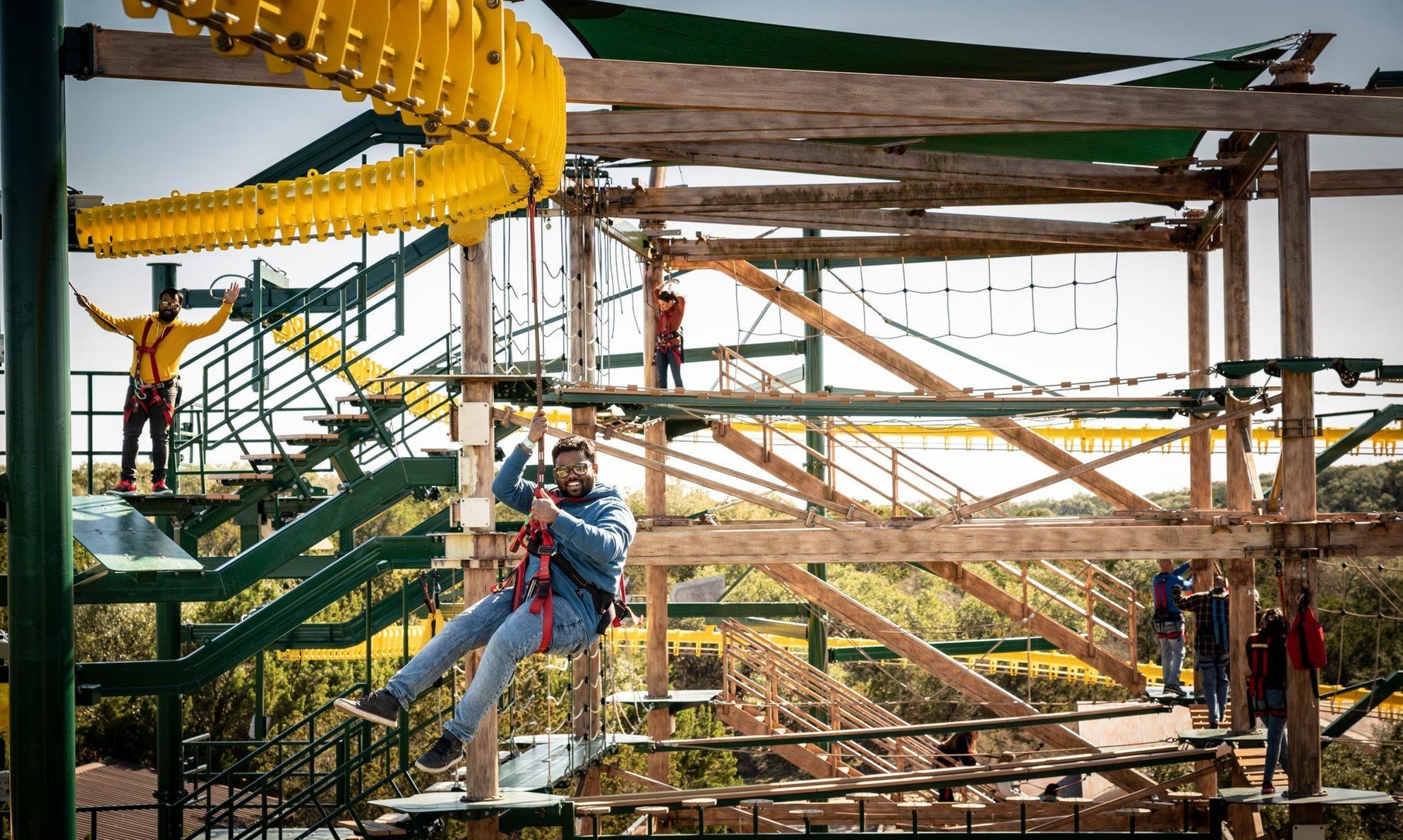 Twisted Trails Course w/ Clip & Climb Ticket at Natural Bridge Caverns