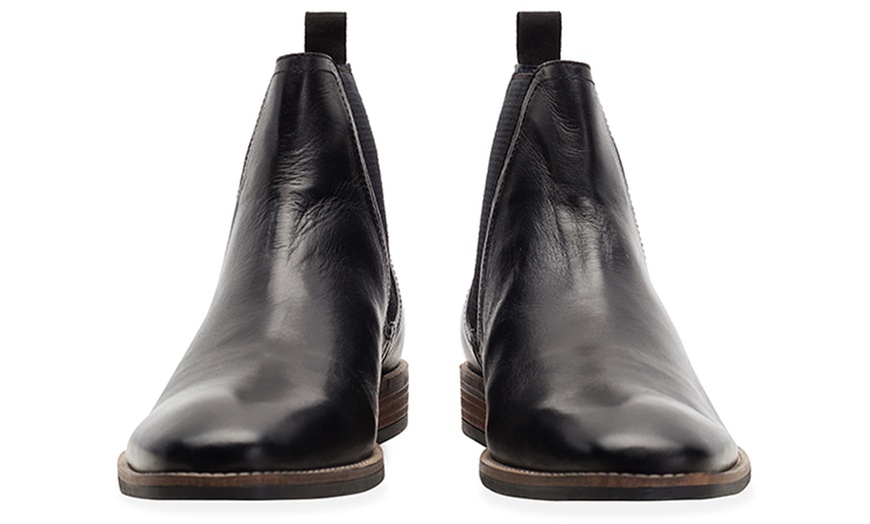 Image 13: Men's Square Toe Chelsea Boot