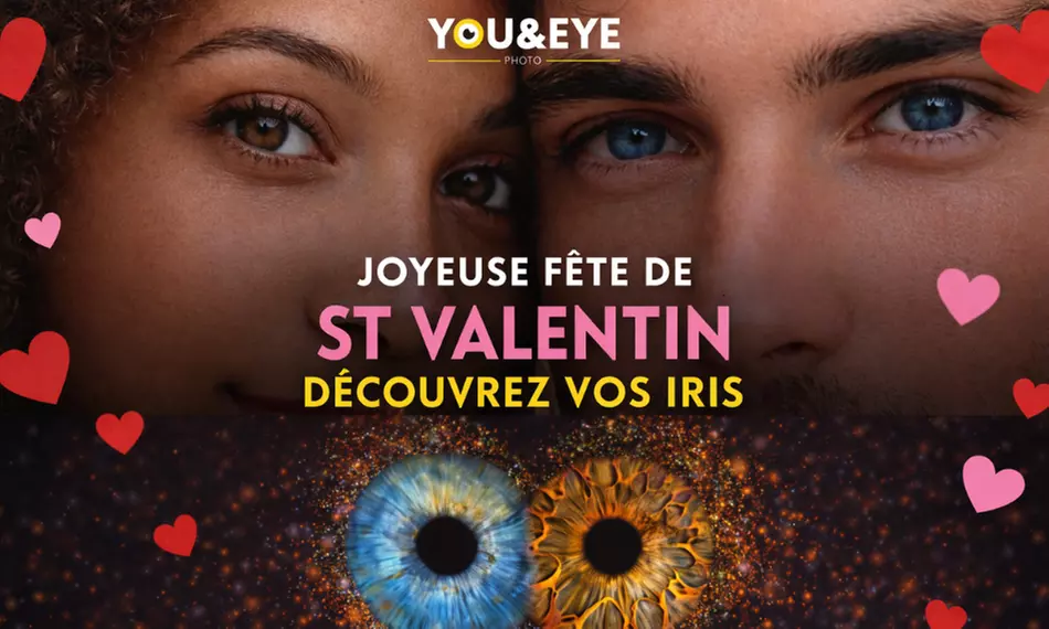 Saint-Valentin : transformez vos deux regards en une œuvre d’art unique