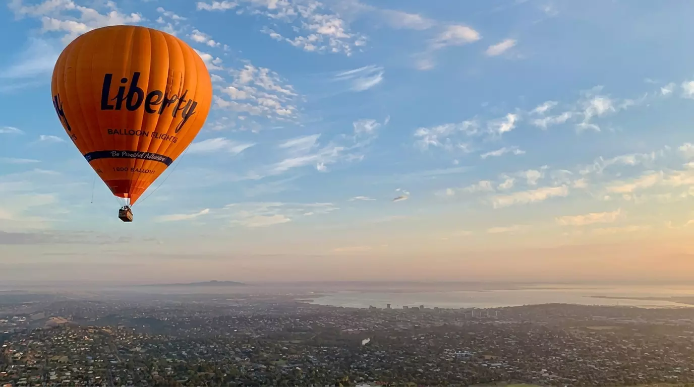Weekday Sunrise Balloon Flight Over Geelong w/ Breakfast for 1 or 2