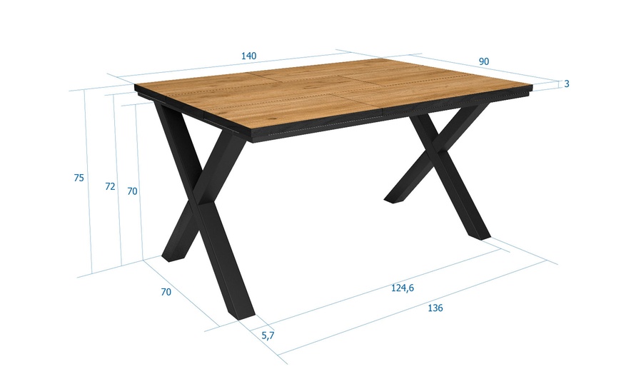 Image 21: Table en bois style rustique