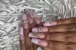 Full Set of Gel X Nails with Designs or No-Chip Manicure with Optional Regular Polish Pedicure ( Up to 47% Off ) - Second Medium