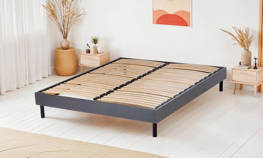 Image 14: Sommier en bois avec bi-lattes, lattes flexibles, Maison Aubertin 