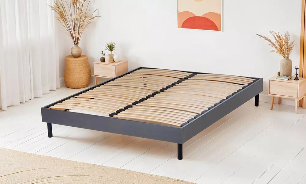 Sommier en bois avec bi-lattes, lattes flexibles, Maison Aubertin