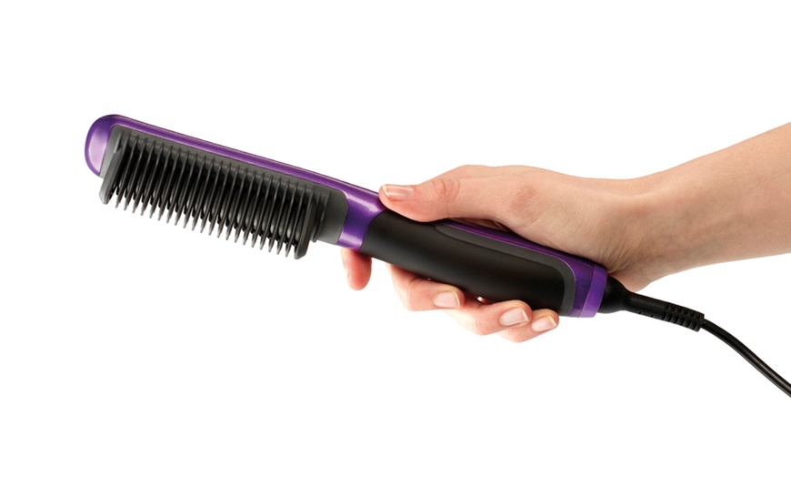 Image 9: Beautiful You Heated Hair Brush
