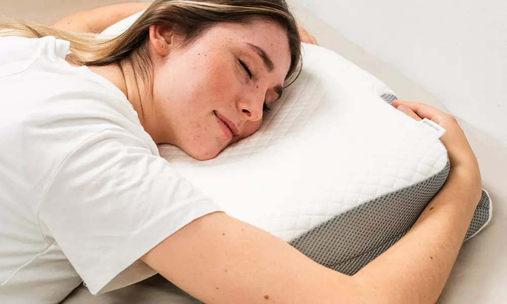 Cuscino cervicale ergonomico in memory foam 3 in 1