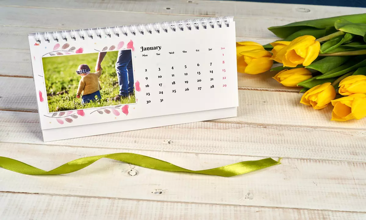 One, Two, Three, Five, or Ten Desk Calendars from Colorland