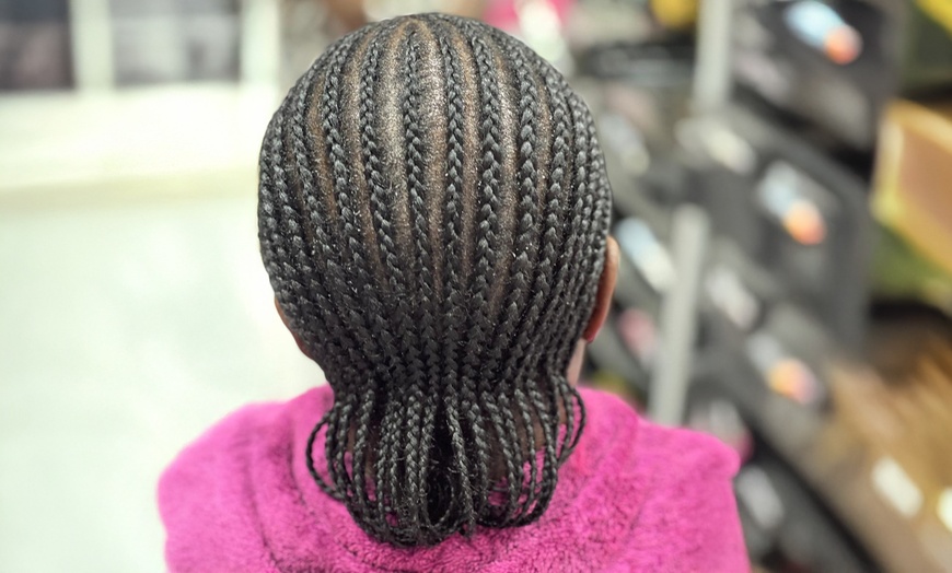 Image 1: Big, Medium or Small Braids with Hair Wash and Blow Dry