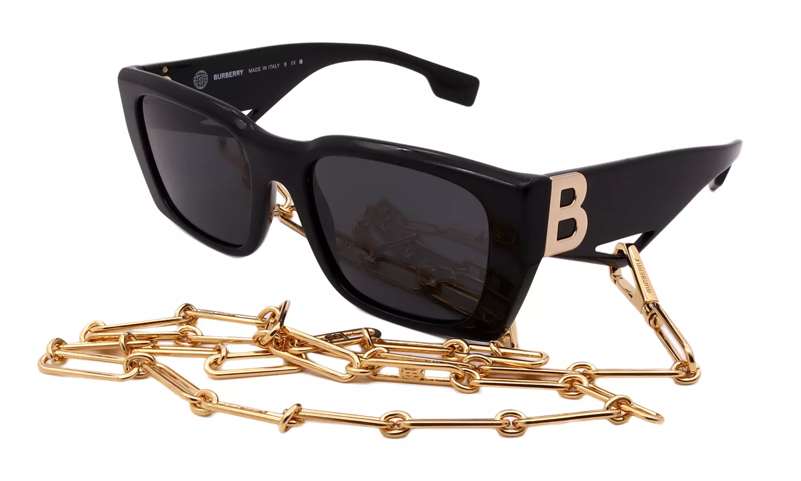 Burberry BE4336 392887 Black Gold Sunglasses