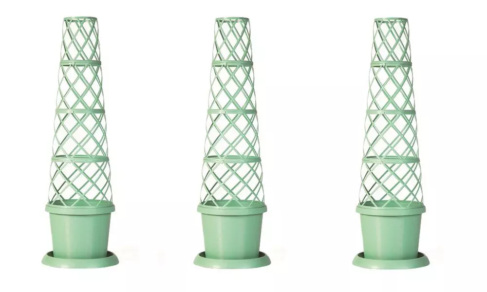 Up to Five Lattice-Design Tower Pots