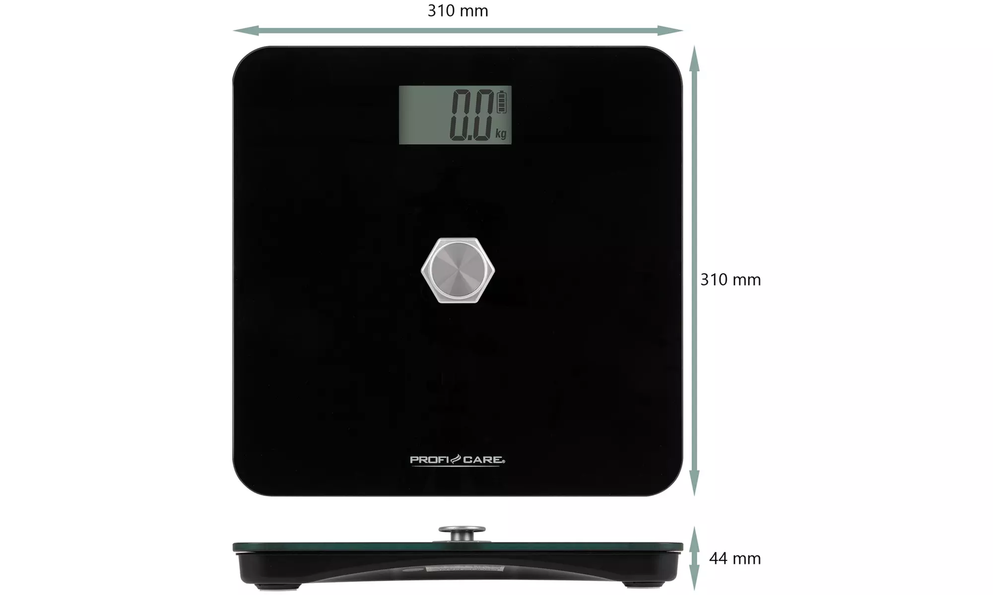 Báscula electrónica con diseño elegante de ProfiCare