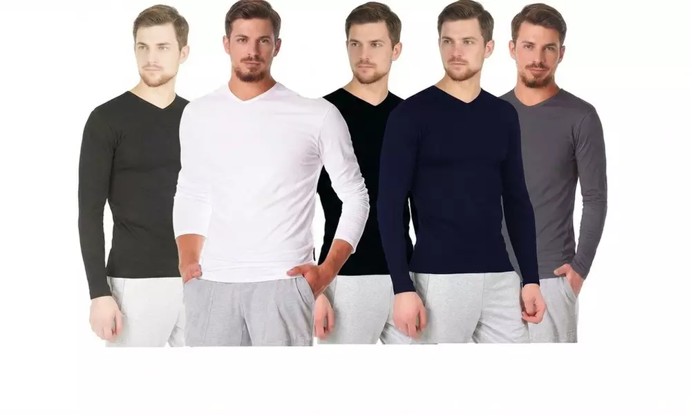 Pack de 5 camisetas de manga larga Carter, disponibles en diferentes tallas - Primary Image