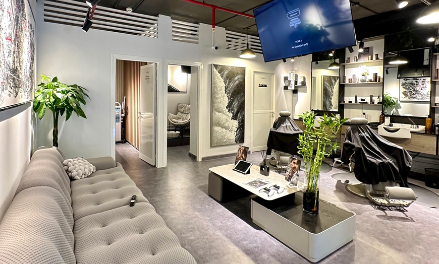 Image 3: Men's Manicure & Pedicure with Optional Foot Scrub or Facial Treatment